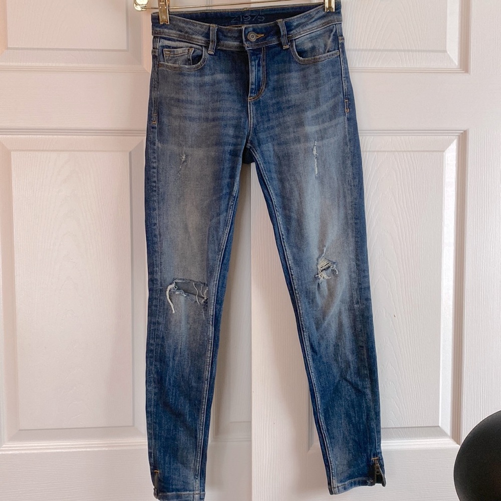 Zara Basic Z1975 Denim Skinny Jeans. Size 2.